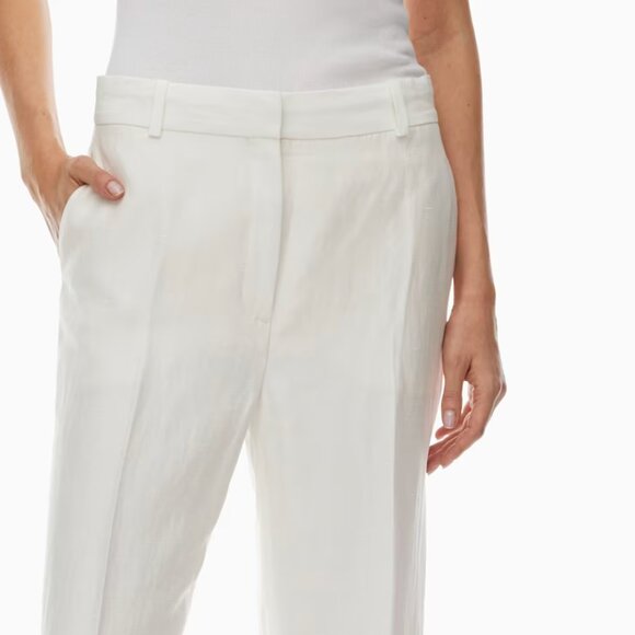 Babaton White Cropped Pants - Picture 2 of 7